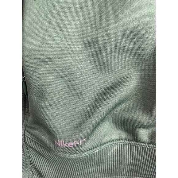 Youth XL Nike Team Fit Dry Oregon Ducks Zip Jacket Green Yellow - Picture 4 of 6